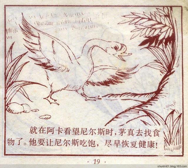 连环画 尼尔斯02 救小松鼠