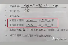 装修承诺两个月，装着装着交工日期就变了？图片