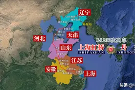 G1232次列车运行线路图：上海虹桥至丹东，全程2106公里图片