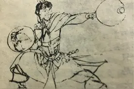 施大畏八十年代插图作品之《赵王李元霸》图片