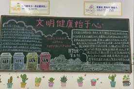巩卫创文｜争做文明小卫士，这些爱卫黑板报、手抄报生动、形象！图片