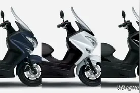 新款铃木汉堡人200踏板摩托车标配ABS装置图片