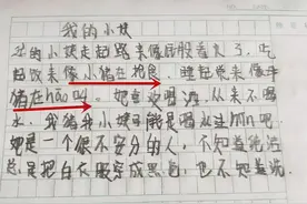 小学生作文《我的小姨》火了，内容有趣，老师看了努力憋住不笑图片