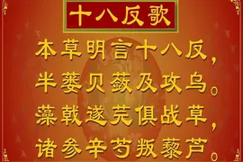 中药十八反、十九畏，养生人士要记清图片