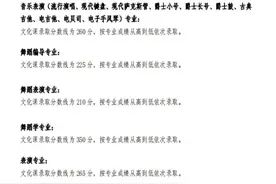2020年全国几大音乐学院录取分数线揭秘，音乐殿堂你中意谁?图片