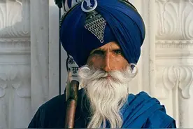 为什么“印度人”喜欢包头留胡子？锡克人：让你知道不一样的印度图片