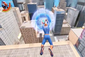 蜘蛛侠英雄：蜘蛛侠飞檐走壁，拍摄高难度照片！