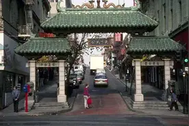 美国唐人街的历史图片