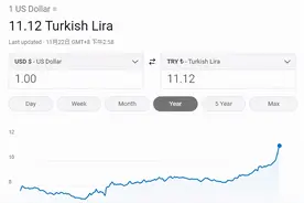 汇率11.12！土里拉再度崩盘，埃尔多安的突厥崛起梦恐成笑话图片