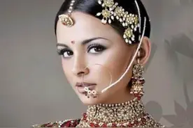 为什么印度女性都戴鼻环，和她们的地位有关，已有了1000多年历史图片