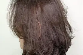 紫棕褐和青墨褐的染发公式，掌握染发原理，染得颜色更纯正图片