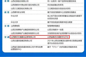 山西静态交通数字化平台入选省信息技术应用创新试点项目图片