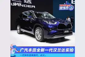 2021上海车展：广汽丰田全新一代汉兰达实拍 必火图片