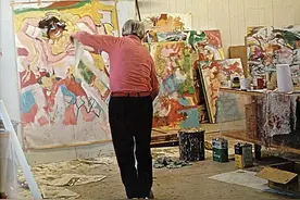 德·库宁：艺术从未使我心如止水，在精神上我总是随心所欲图片