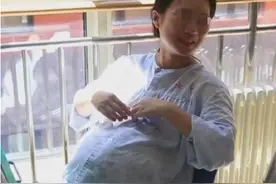 孕妈肚子大如“西瓜”，检查后发现怀上了5胞胎，丈夫：不活了图片