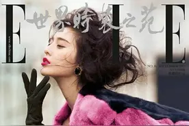 《ELLE》五月刊，刘诗诗不错，但封面真心不好看？图片