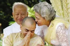 西哈莫尼是西哈努克最英俊的儿子，诗琳通是拉玛九世最美丽的女儿图片