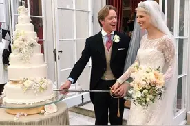 王室婚礼除了美娇娘和婚纱还能看什么？千奇百怪的婚礼蛋糕也有趣图片