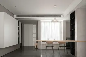 为了追求极简，他坚持不装门窗套，完工后，骨子里透着高级图片