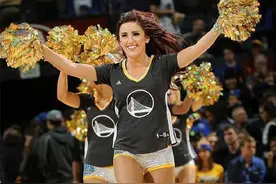 图集：NBA赛场勇士队美女拉拉队热舞图片