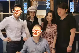 陈凯歌长子与任正非女儿惊喜同框，男帅女美太登对图片
