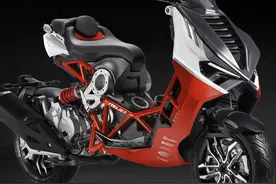 另类帅哥！轮毂转向的“怪兽”踏板图片