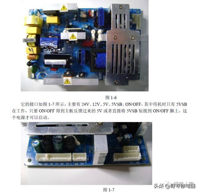 液晶电视机各零件图解