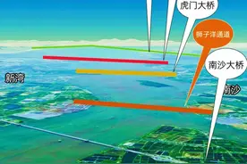 广东省将又新建一座大型跨江通道，它就是狮子洋通道图片