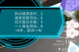 一首《父老乡亲》唱哭了多少人，制灯谜，请猜其中三句歌词图片