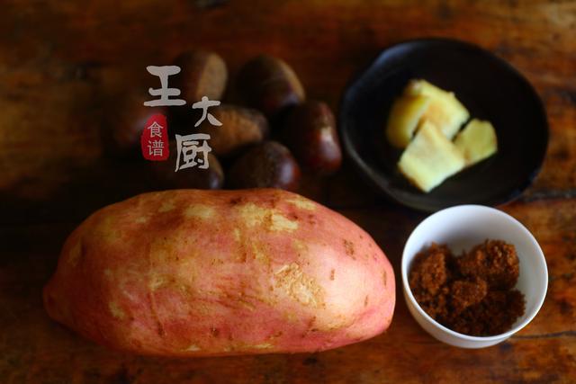 红薯栗子糖水，简单又营养，健脾胃，抗衰老，冬天常喝，益处多多