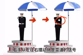 一分钟记住交警的手势图图片