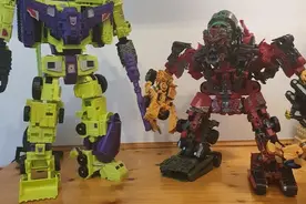 孩之宝变形金刚 Studio Series SS电影系列大力神合体比例图图片