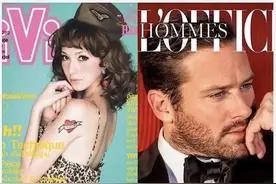 超震惊！日本混血名模藤井莉娜和美国男星Armie Hammer合约生子图片