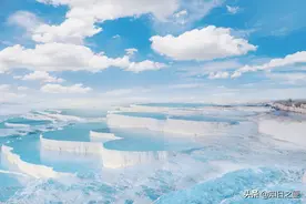 古代人最爱的足浴场所——棉花堡！过于美丽的世界遗产图片