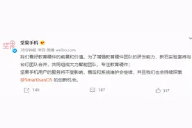 坚果手机退出历史舞台！终究没扛过考验，你们觉得可惜不？图片