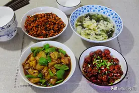 大热天宝妈不闲着，一周晚餐换着花样做，荤素搭配又经济，味道香图片