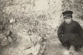 老照片：清朝灭亡之后的陕西日常生活，农民用西瓜皮做咸菜图片