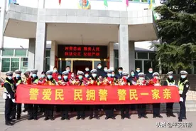 榜样的力量 | 交警五大队：太行山深处有一面飘扬32年的红旗图片