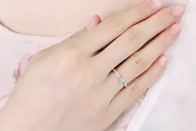 璀璨星辰钻戒，独显你的闪耀光芒图片
