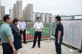 今天，刘卓群现场推进东部新城教育、医疗民生项目…图片