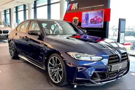 地表最强“3系”！全新宝马M3实车，6缸引擎马力超500匹图片