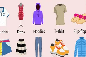 生活英语词汇——最全的服装类词汇，买东西不愁了 !图片