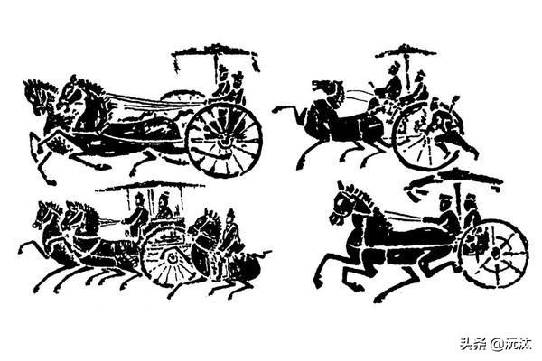 "这里面的"驷"是指四匹马拉的车.