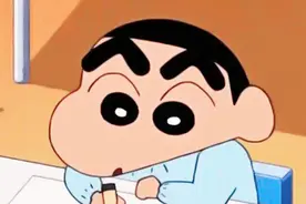 蜡笔小新开黑头像图片
