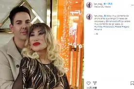 68岁女星官宣怀孕？？小39岁男歌手上网才知道自己当爸爸图片