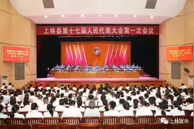李玉辉当选上林县人大常委会主任，王鹏当选县人民政府县长图片