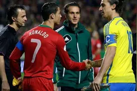 足坛不只有梅罗PK！从23岁战到35岁，在伊布身上，C罗看到了自己图片