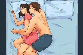 12幅夫妻睡姿漫画，揭示了12种有趣的夫妻关系，你们是哪种？图片