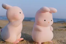 小清新正能量文字背景图又来啦！超可爱的小猪和小兔哟图片