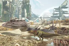 妖月 方舟生存进化 新灭绝30 泰坦毒蜥！比沙漠泰坦还大的巨蟒蛇视频封面